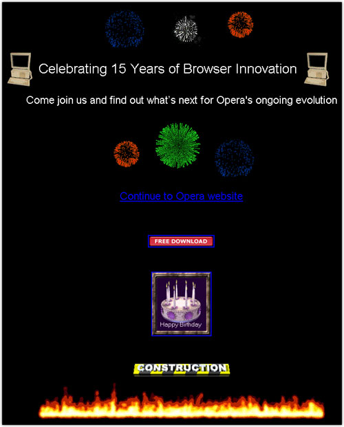 Opera Software : 15 ans