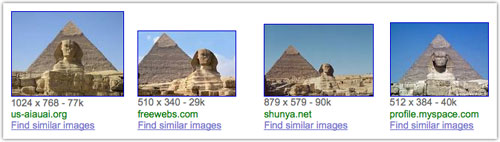 Google similar images
