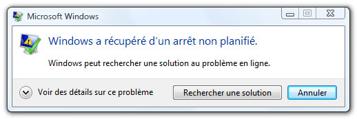 Blue screen Vista