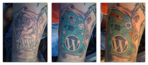 Tatouage WordPress