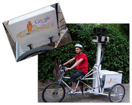 Google Street View : Bicycle (Tricycles)