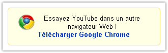 YouTube : Publicité Google Chrome