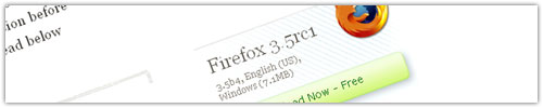 Firefox 3.5 : Bêta 4, RC1 ou RC2