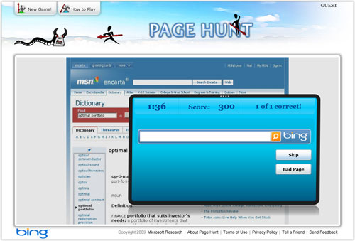 Page Hunt (Bing)