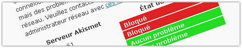 Akismet : Serveur bloqué