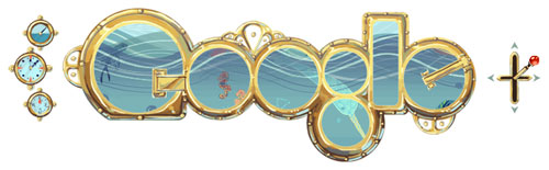 Google : Doodle Jules Verne