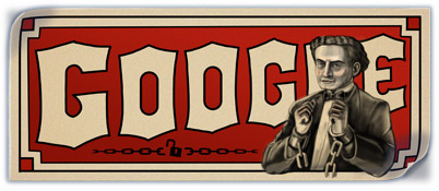 Google : Doodle Harry Houdini