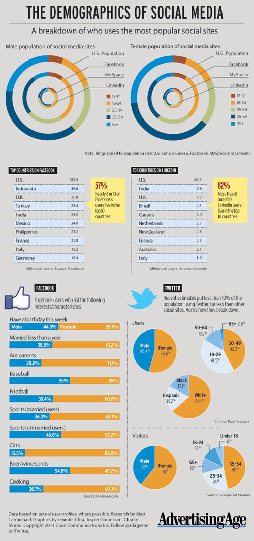 The Demographics of Social Media