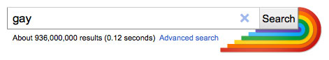 Google : Gay - Arc-en-ciel