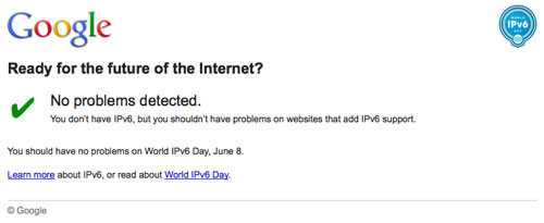 Google : IPv6 day