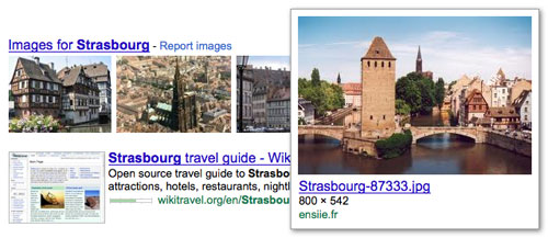 Google : Focus sur les images dans les SERPS