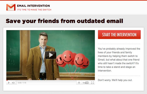 Gmail : Email intervention