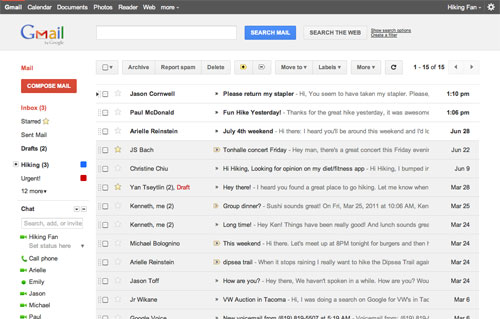 Gmail : Nouvelle interface utilisateur