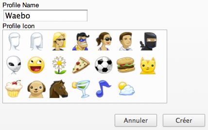 Google Chrome : Avatars des profils utilisateurs