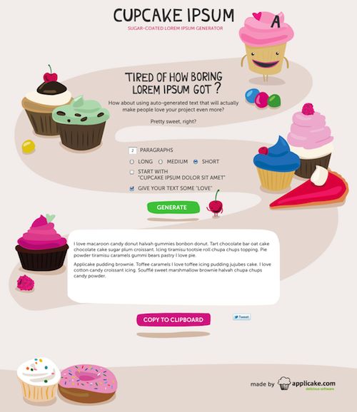 Cupcake Ipsum