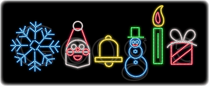 Google : Doodle Joyeuses Fêtes 2011